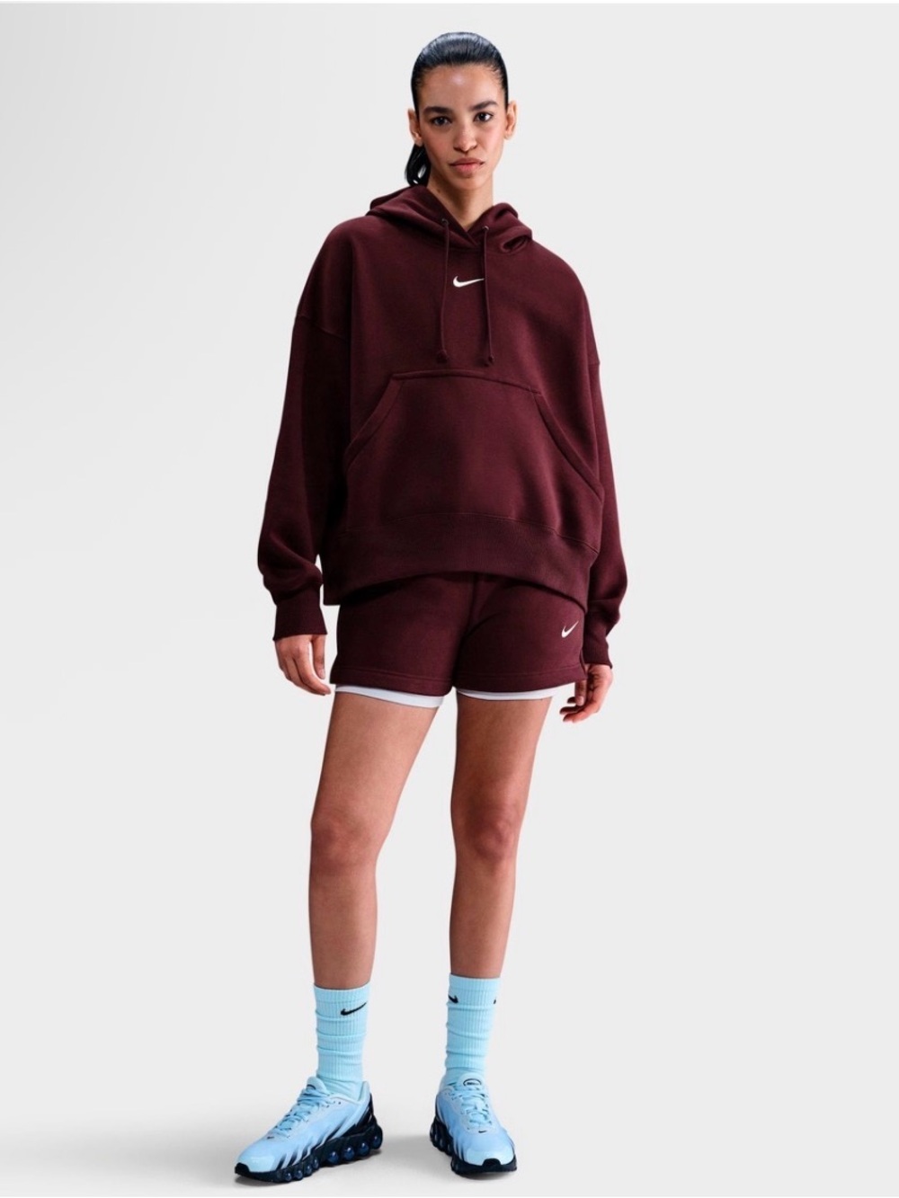 NWT Womens Nike Sportswear Phoenix Fleece Over-Oversized Pullover Hoodie S